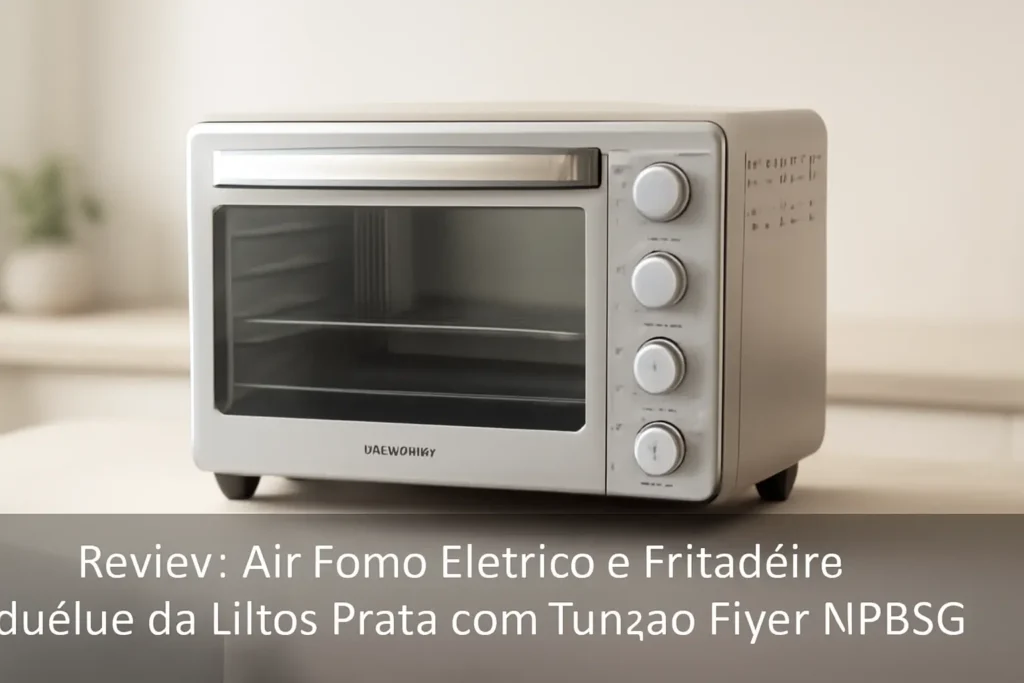 Air Forno Elétrico e Fritadeira Mueller 35 Litros Prata com Função Fryer MFB35G