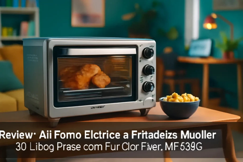Air Forno Elétrico e Fritadeira Mueller 35 Litros Prata com Função Fryer MFB35G
