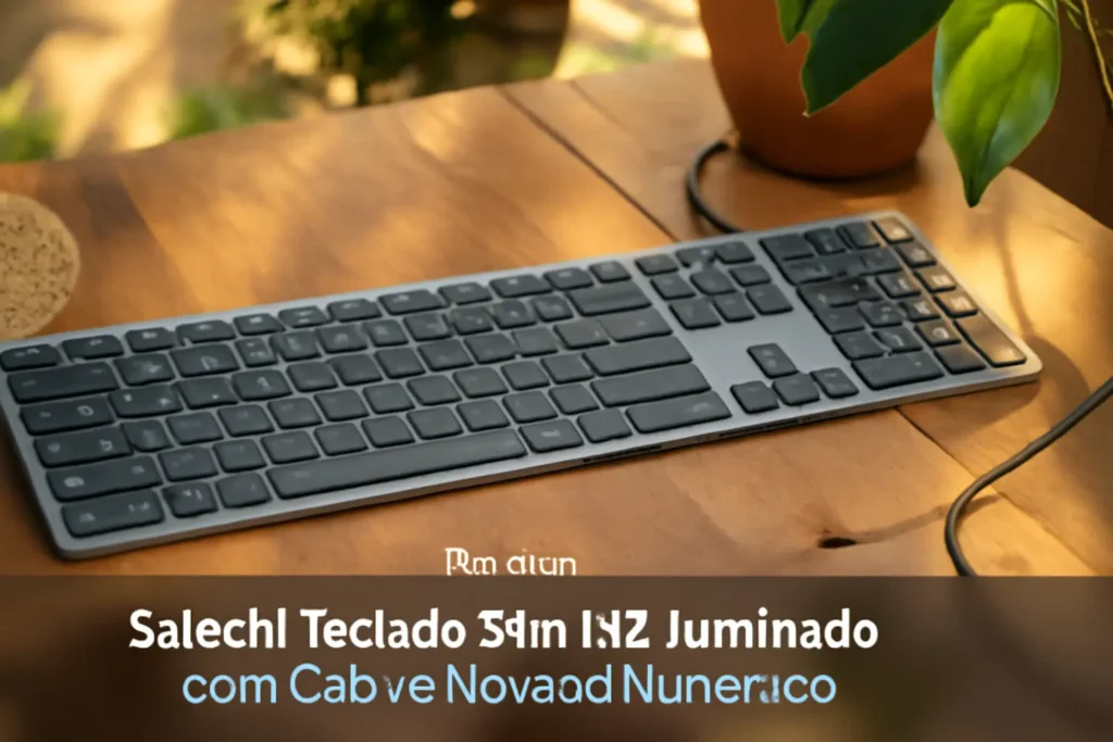 Satechi Teclado Slim W3 Iluminado com Cabo e Keypad Numérico