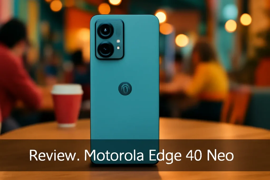 Smartphone Motorola Edge 40 Neo 256GB 8GB RAM Boost Caneel Bay - Vegan Leather