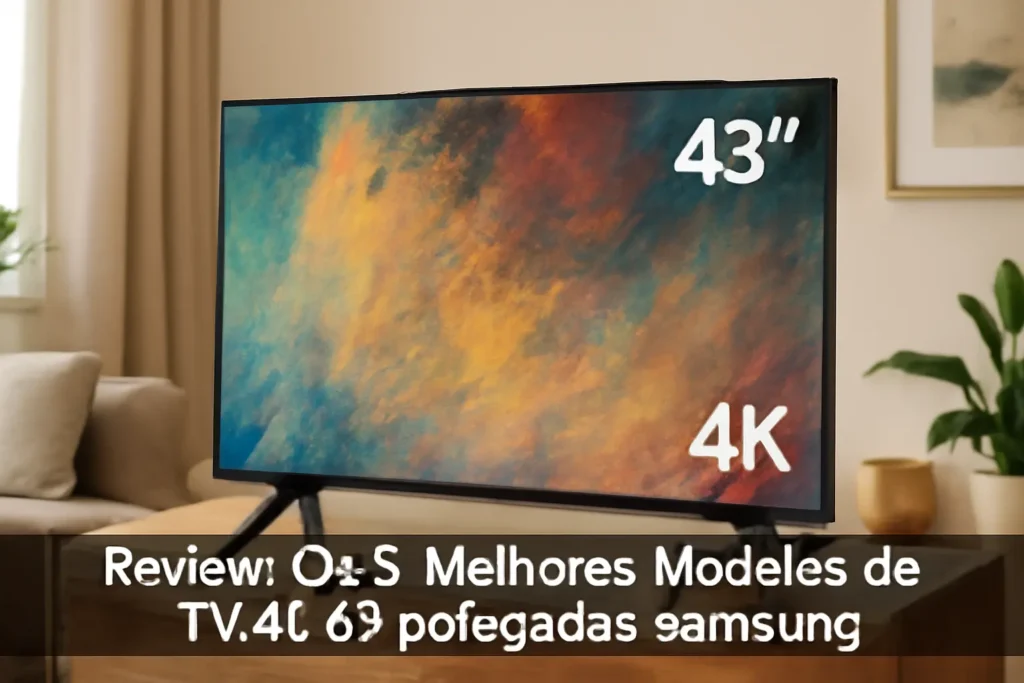 Os 5 Melhores Modelos de TV 4k 43 polegadas Samsung