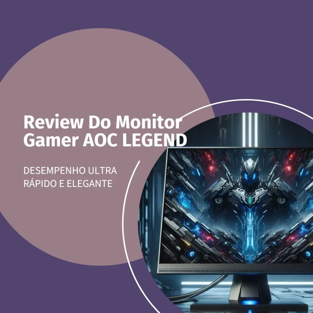 Monitor Gamer AOC LEGEND 27 240Hz 0,5ms com desempenho ultra rápido