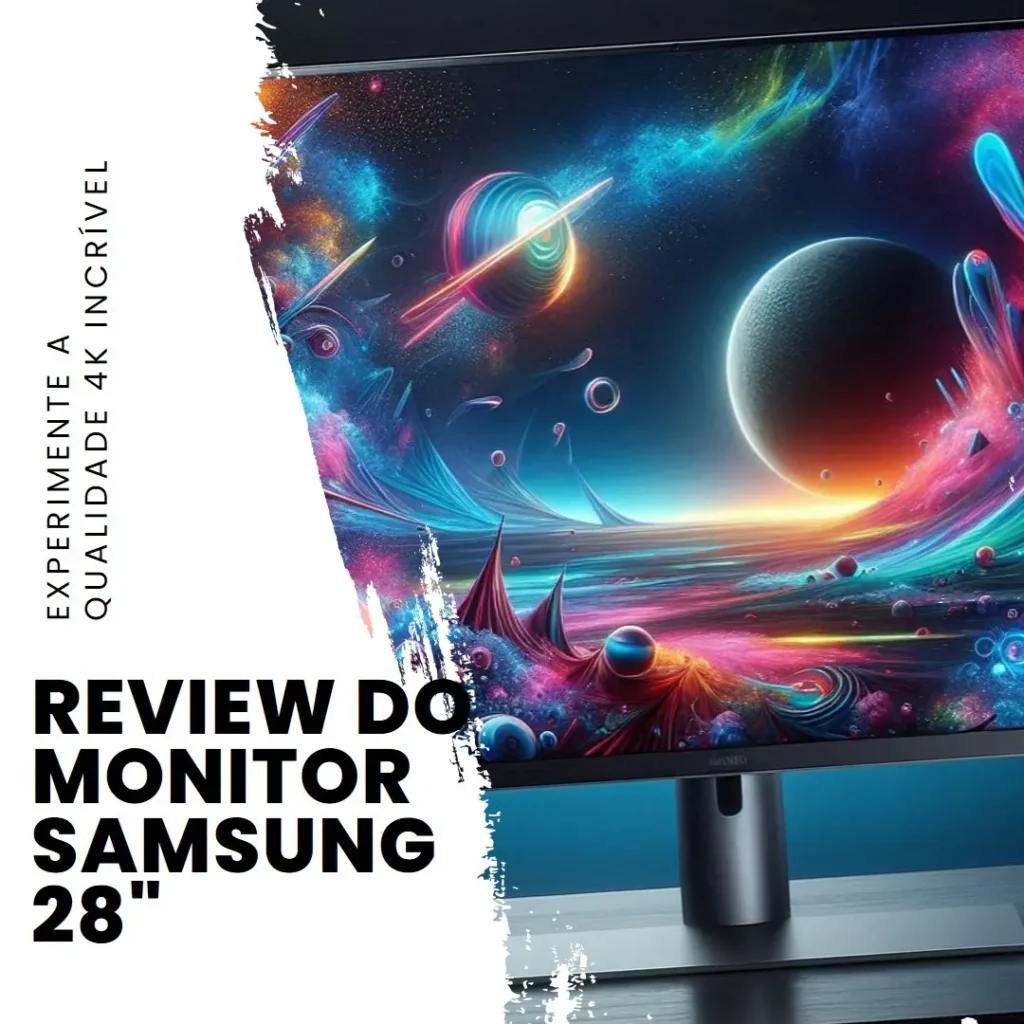 Monitor Samsung 28" 4K com FreeSync e HDMI