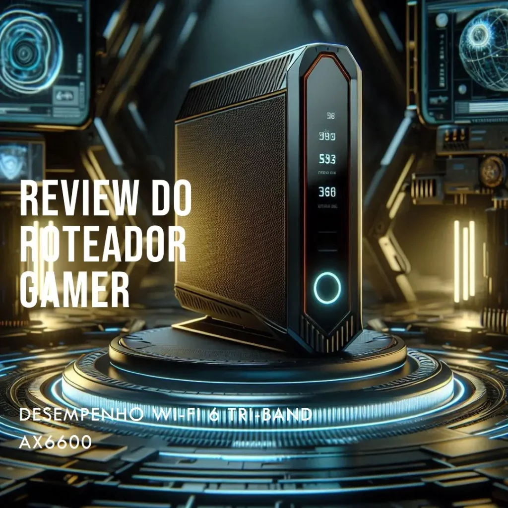 Roteador Gamer Wi-Fi 6 Tri-Band AX6600 com alta performance