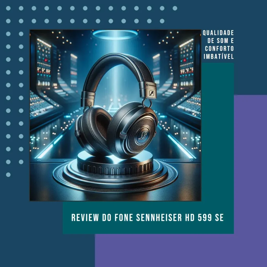 Fone de Ouvido Sennheiser HD 599 SE - Qualidade de Som Excepcional e Conforto Imbatível