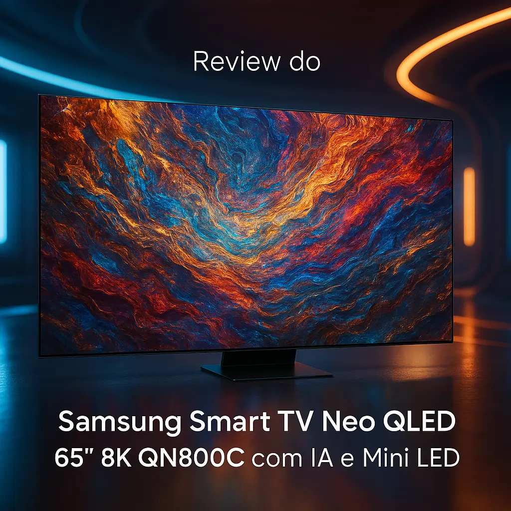 Samsung Smart TV Neo QLED 65" 8K QN800C com IA e Mini LED