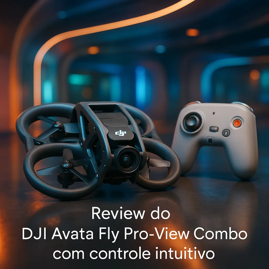 Drone DJI Avata Fly Pro-View Combo com controle intuitivo