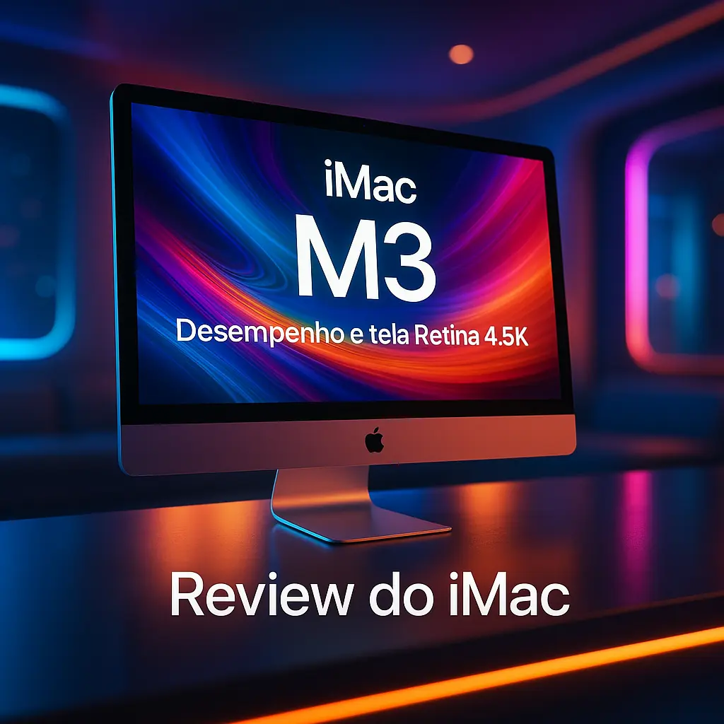 iMac com chip M3: desempenho e tela Retina 4.5K
