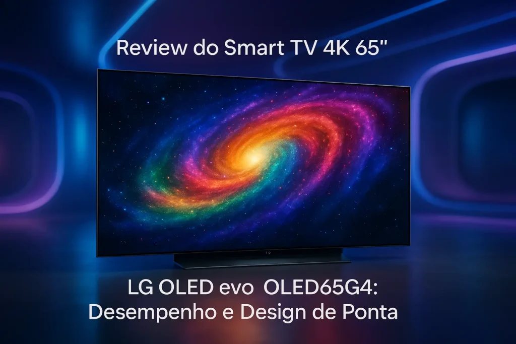 Smart TV 4K 65" LG OLED evo OLED65G4: Desempenho e Design de Ponta
