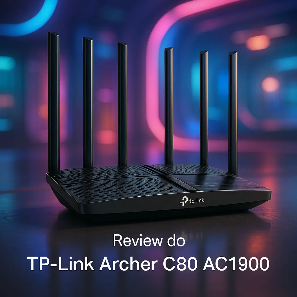 TP-Link Archer C80 AC1900 com Wi-Fi rápido e MU-MIMO