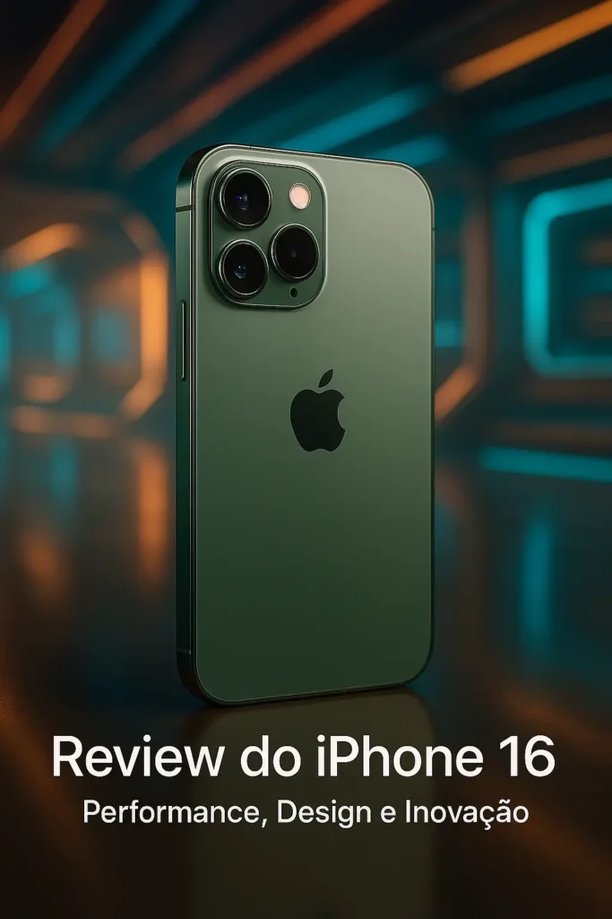Apple iPhone 16 (512 GB) – Verde-acinzentado: Performance, Design e Inovação