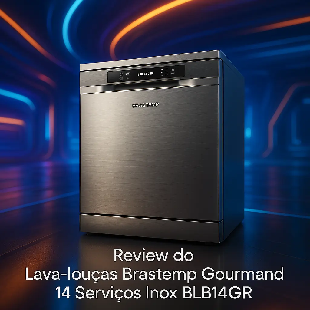 Lava-louças Brastemp Gourmand 14 Serviços Inox BLB14GR - 127v: Capacidade e Desempenho Impecáveis