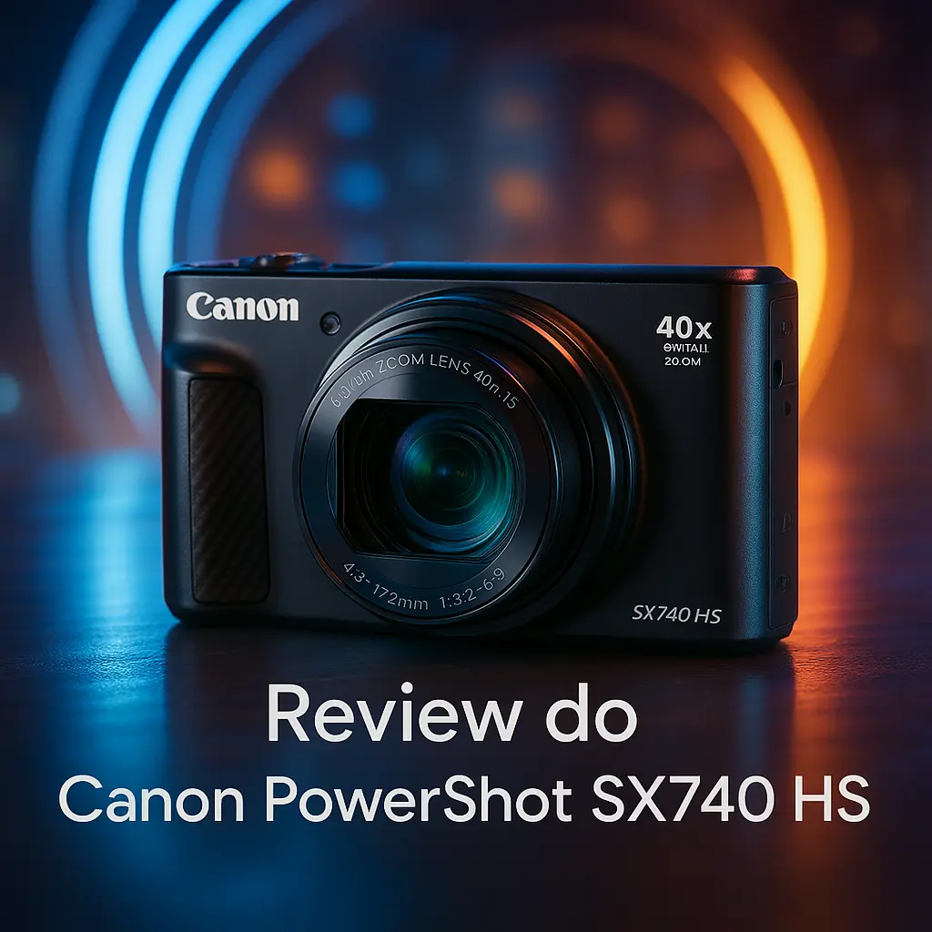 Canon Powershot SX740 HS com Zoom Óptico 40x e Wi-Fi
