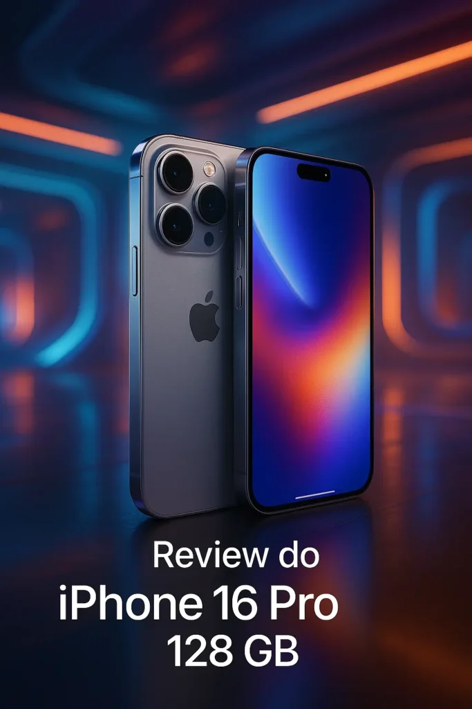 Apple iPhone 16 Pro 128 GB com câmera Pro e chip A18