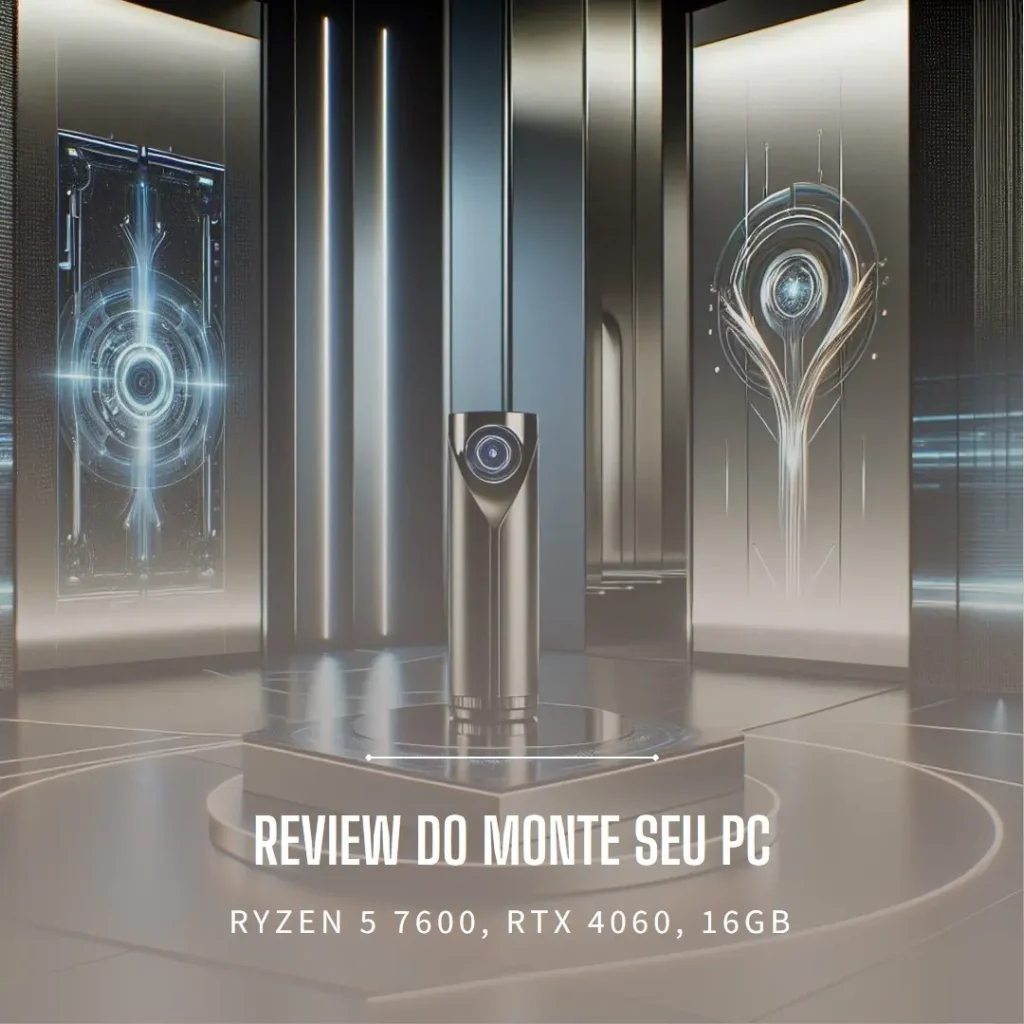 Monte seu PC: Ryzen 5 7600, RTX 4060, 16GB, 480GB SSD
