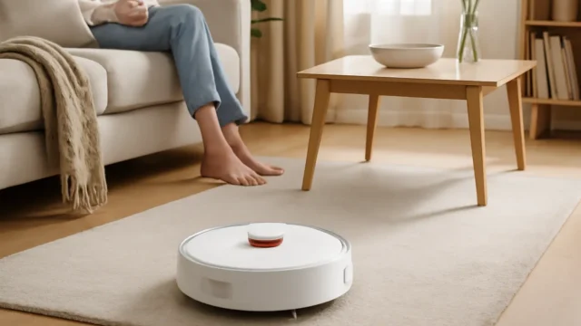 Xiaomi Robot Vacuum E5: Potente Sucção de 2000Pa, Bateria Durável e Design Eficiente