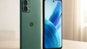 Smartphone Motorola Moto G34 5G 256GB 8GB RAM + 8GB RAM Boost Verde - Vegan Leather