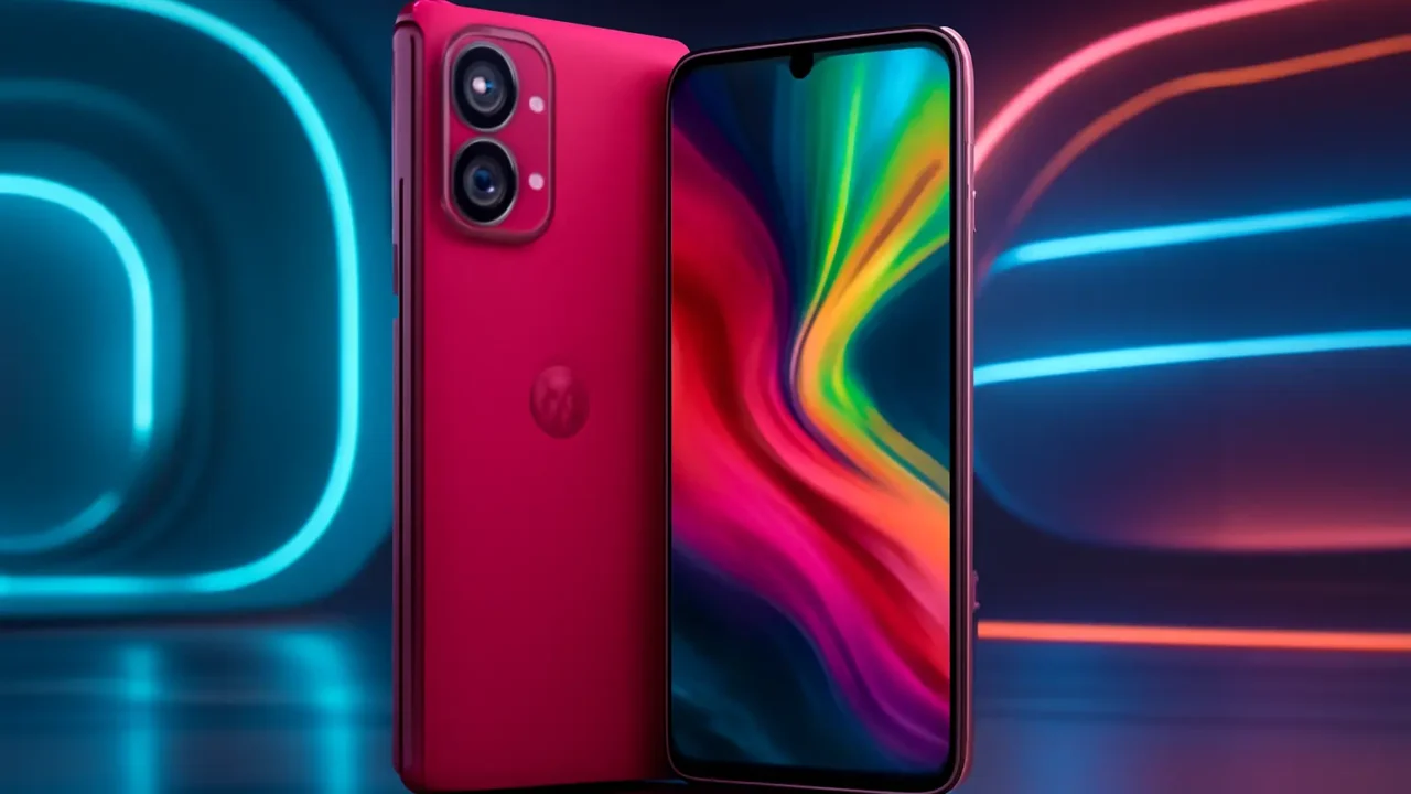 Smartphone Moto G84 5G 8GB RAM Boost 256GB Viva Magenta - Couro Vegano