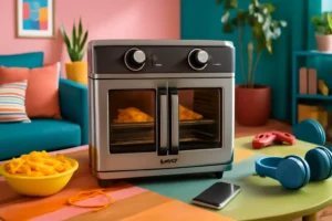 Forno e Fritadeira Sem Óleo Oster 42L French Door 2 em 1