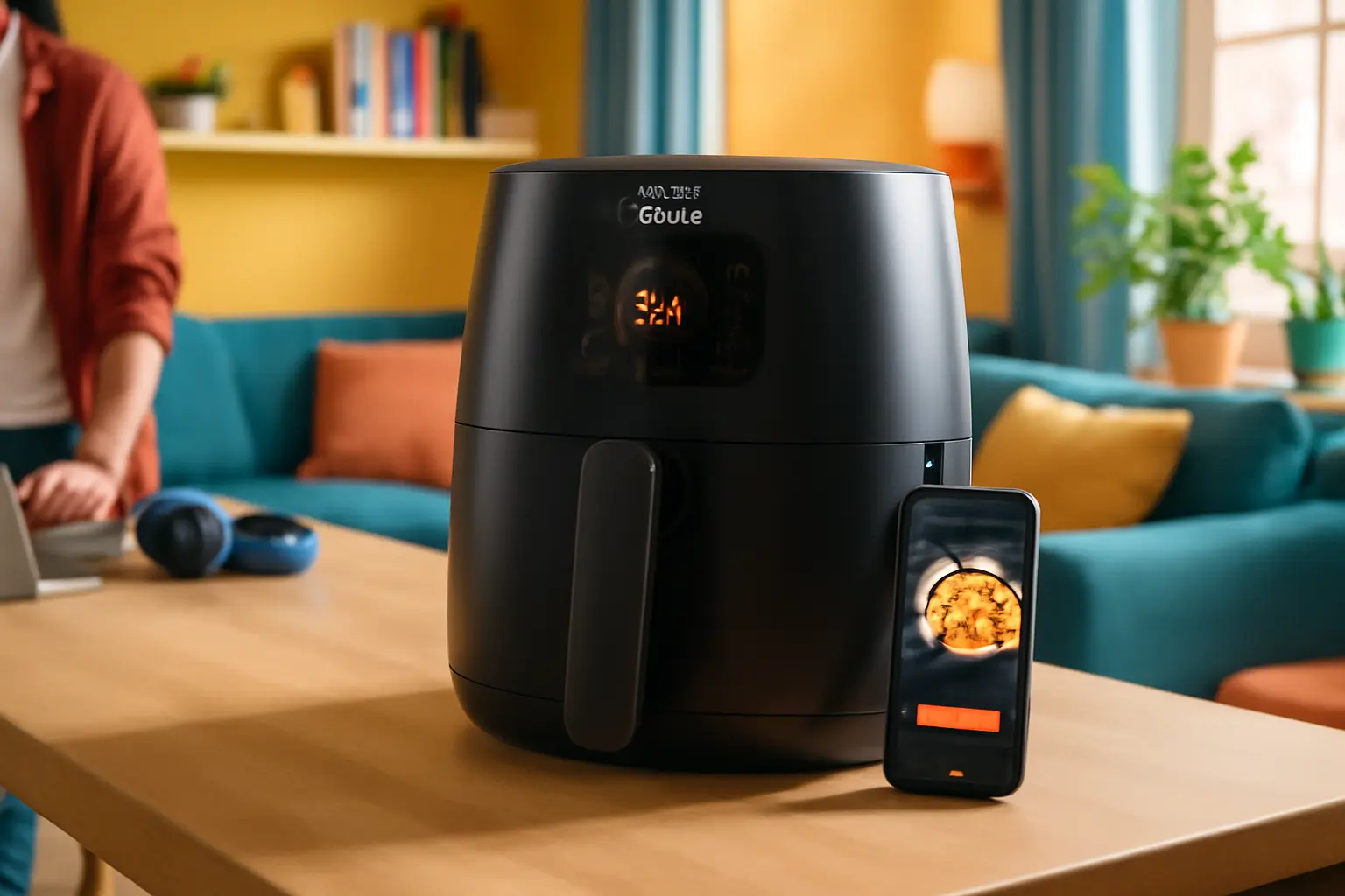 Fritadeira Airfryer Essential XL Conectada, Philips Walita: Conectividade, 6.2L, 2000W