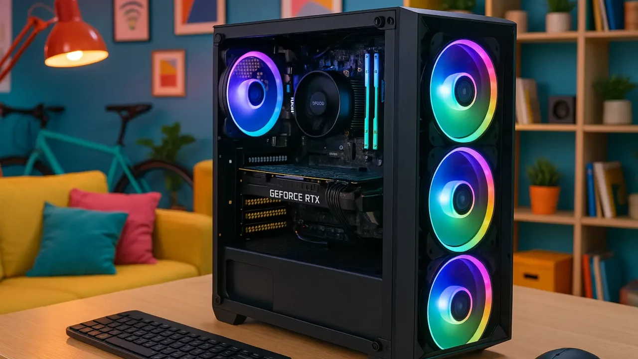 Monte seu PC: Ryzen 5 4500, RTX 3050, 16GB, 480GB SSD