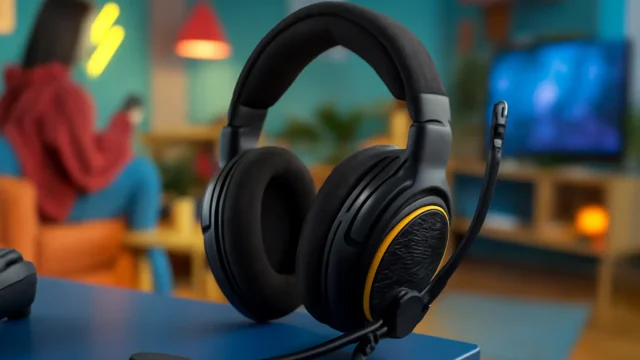 Fone de ouvido para jogos DROP + EPOS PC38X: Qualidade e Conforto para Gamers