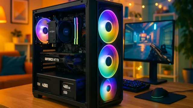 Monte seu PC: Ryzen 5 5500, RTX 4060, 16GB, 480GB SSD