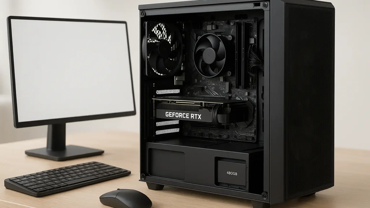 Monte seu PC: i3-14100F, RTX 4060, 16GB, 480GB SSD