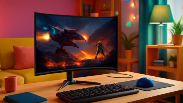 Monitor Gamer Acer Nitro ED270R 27” Curvo, HDR10, 180Hz e 1ms