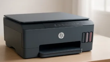 Impressora Multifuncional HP Smart Tank 581: Wi-Fi, Autorreparo e Alta Capacidade