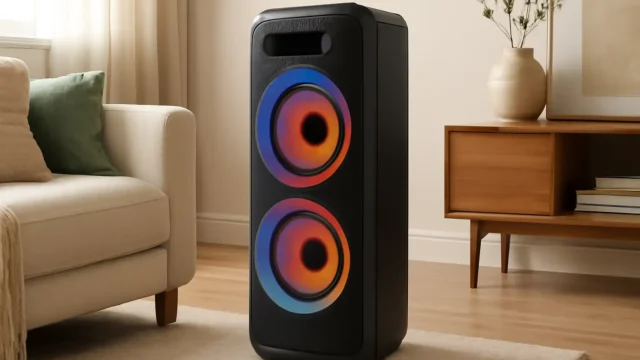 Caixa de Som Torre PulseBox Double 8 Pol 1100W Pulse - SP510: Potência e Estilo para Sua Festa