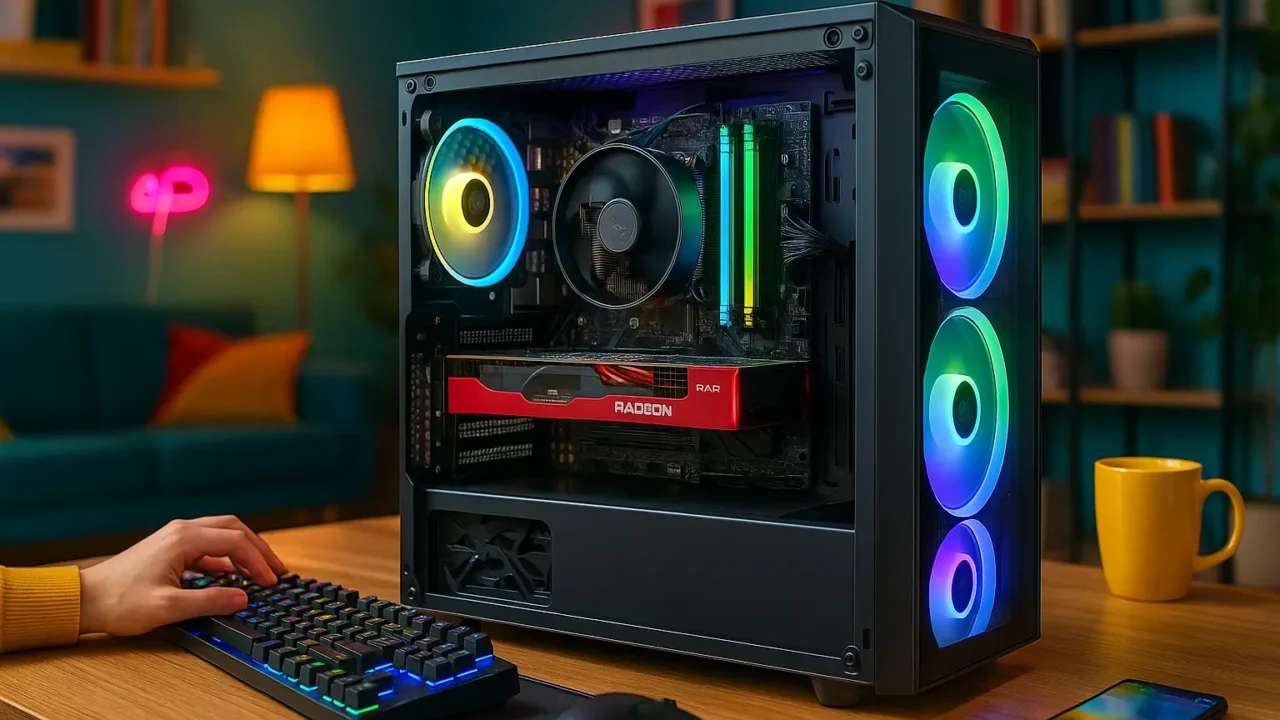 Monte seu PC: Ryzen 5 7600, RX 7600, 16GB, 1TB SSD