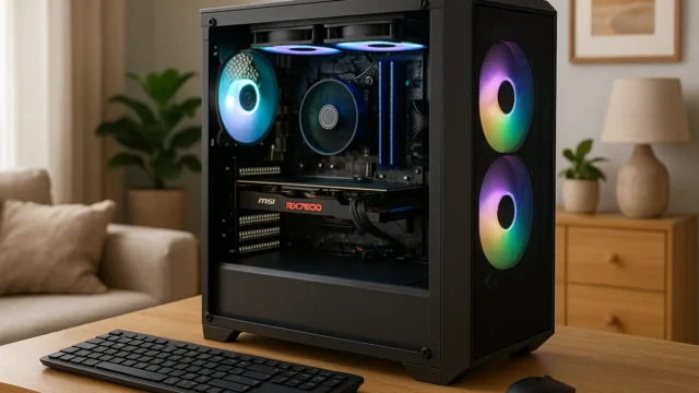 Monte seu PC: i5-12400F, RX 7600, 16GB, 480GB SSD