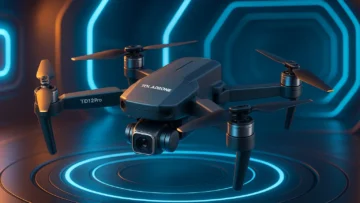 Toladrone Drone TD12Pro: Câmera HD 1080p, Motor Sem Escova e Resistência ao Vento