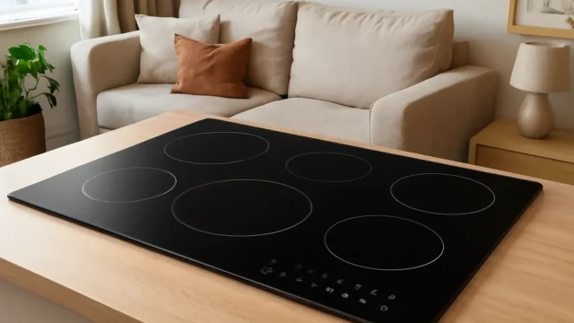 Cooktop de Indução Cinco Bocas Eos Preto 9500W ECI05EP 220V