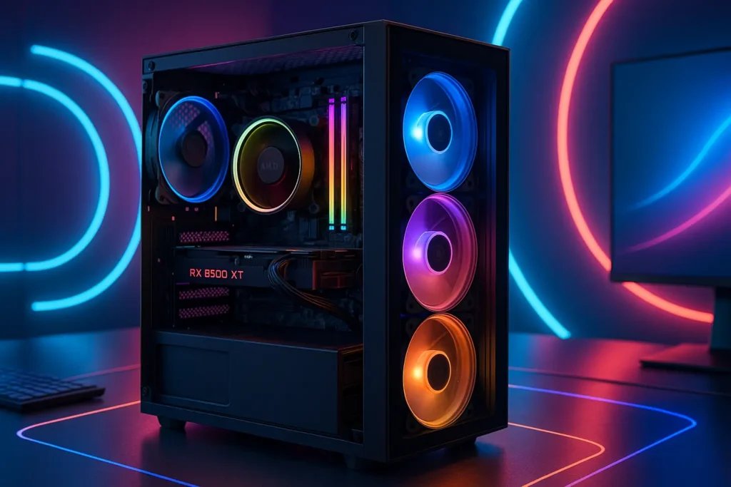 Monte seu PC: Ryzen 5 5600, RX 5500 XT, 16GB, 480GB SSD