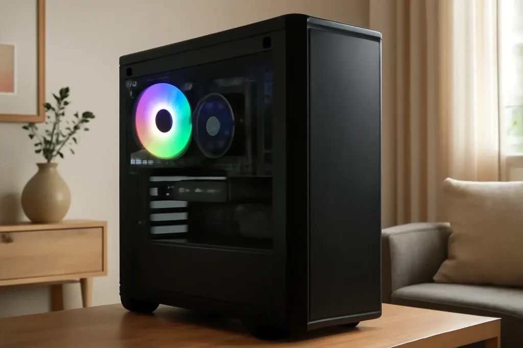 Gabinete Gamer PCYES Forcefield Max Black Vulcan, ATX, Mid-Tower