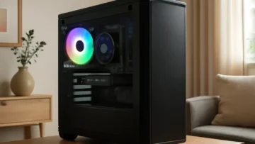 Gabinete Gamer PCYES Forcefield Max Black Vulcan, ATX, Mid-Tower