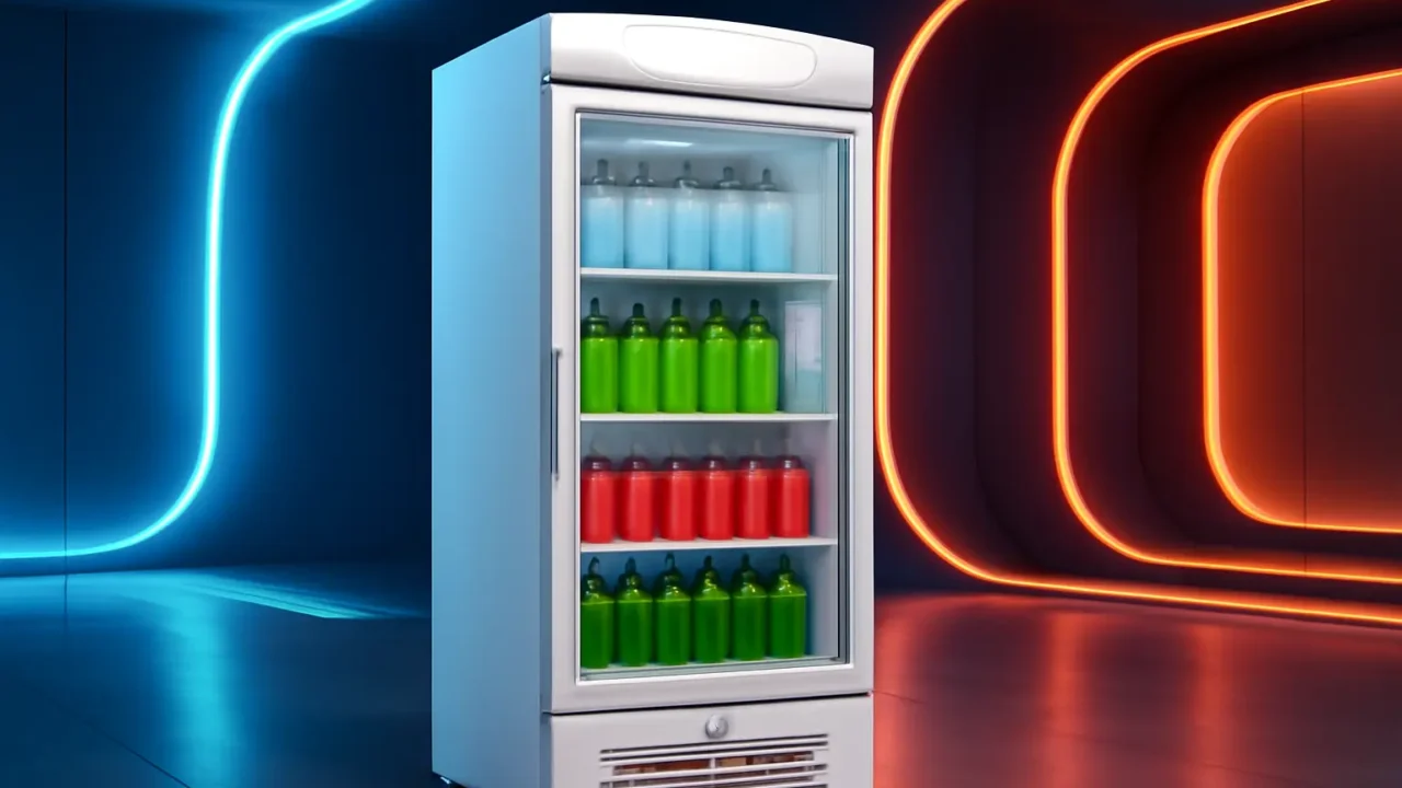 Refrigerador Expositor Vertical Eos Eco Gelo 124L EEV120B Branco 220V