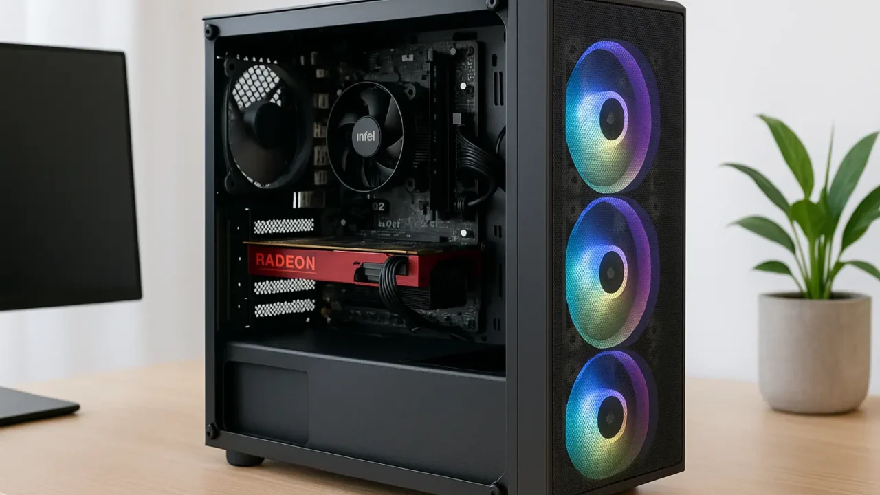 Monte seu PC: i3-13100F, RX 550, 8GB, 240GB SSD