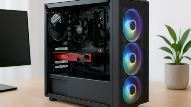 Monte seu PC: i3-13100F, RX 550, 8GB, 240GB SSD