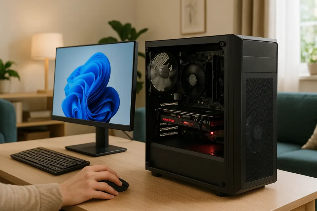 Monte seu PC: i5-8500, RX 6600, 8GB, 240GB SSD