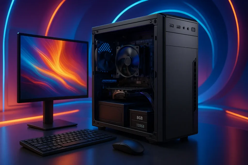 Monte seu PC: i5-8400, UHD 630, 8GB, 120GB SSD