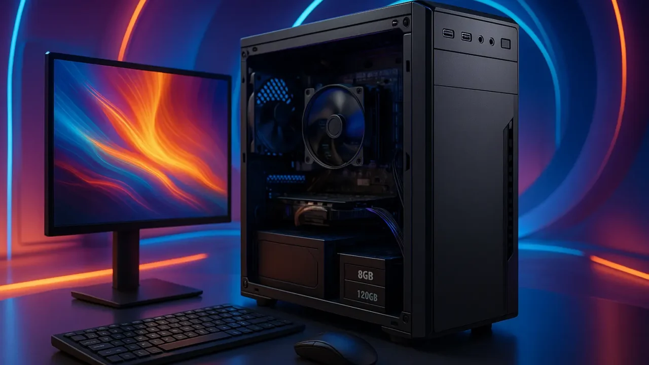 Monte seu PC: i5-8400, UHD 630, 8GB, 120GB SSD