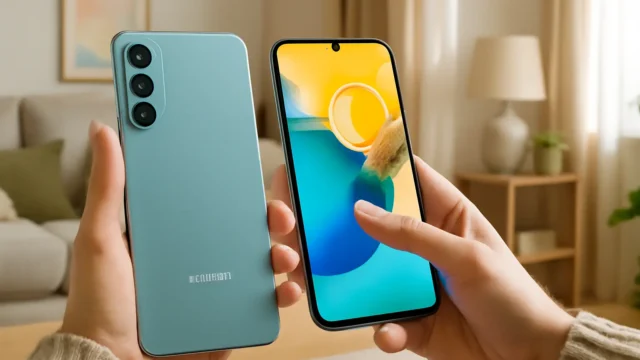 Samsung Galaxy M55 5G: Câmera Tripla de 50MP, Tela Super AMOLED 120Hz