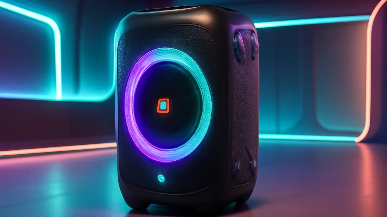 Caixa de Som JBL Bluetooth Partybox Encore: Potência e Design à Prova de Respingos