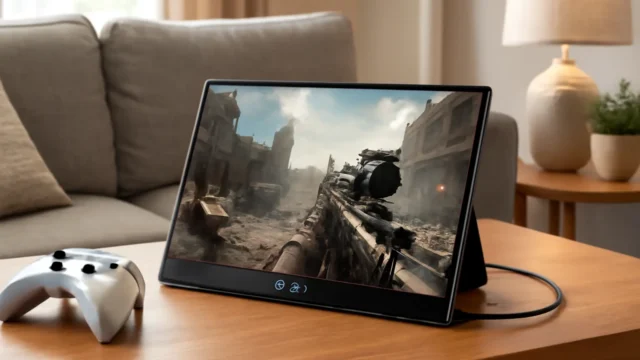 Monitor Gamer Portátil 144Hz IPS 1080P 100% sRGB FHD HDR Para Xbox, PS5, Notebook, PC, Mac Arzopa Z1FC