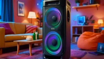 Caixa de Som Philips Party TAX 3308 1000W com Bateria de 12 Horas