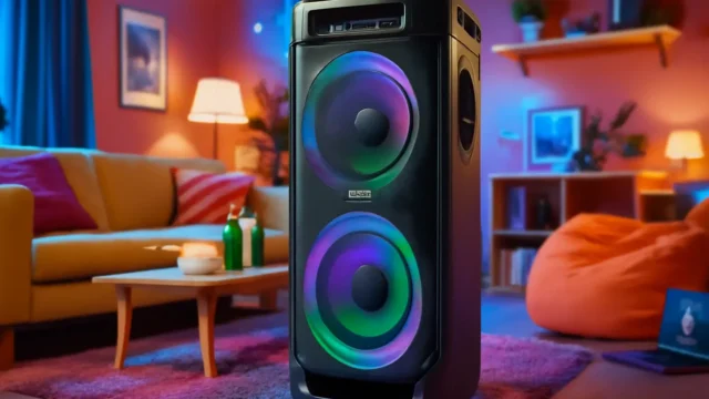 Caixa de Som Philips Party TAX 3308 1000W com Bateria de 12 Horas