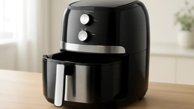 Fritadeira Sem Óleo Air Fryer 8L Mondial Preto/Inox 1900W